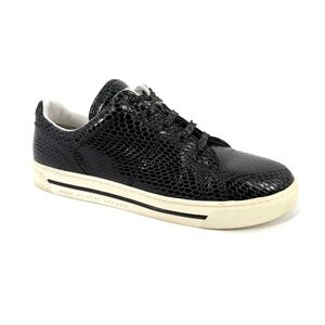 Marc by Marc Jacobs Sneakers Black Snakeskin Embossed Shoes Womens EU 40 US 10